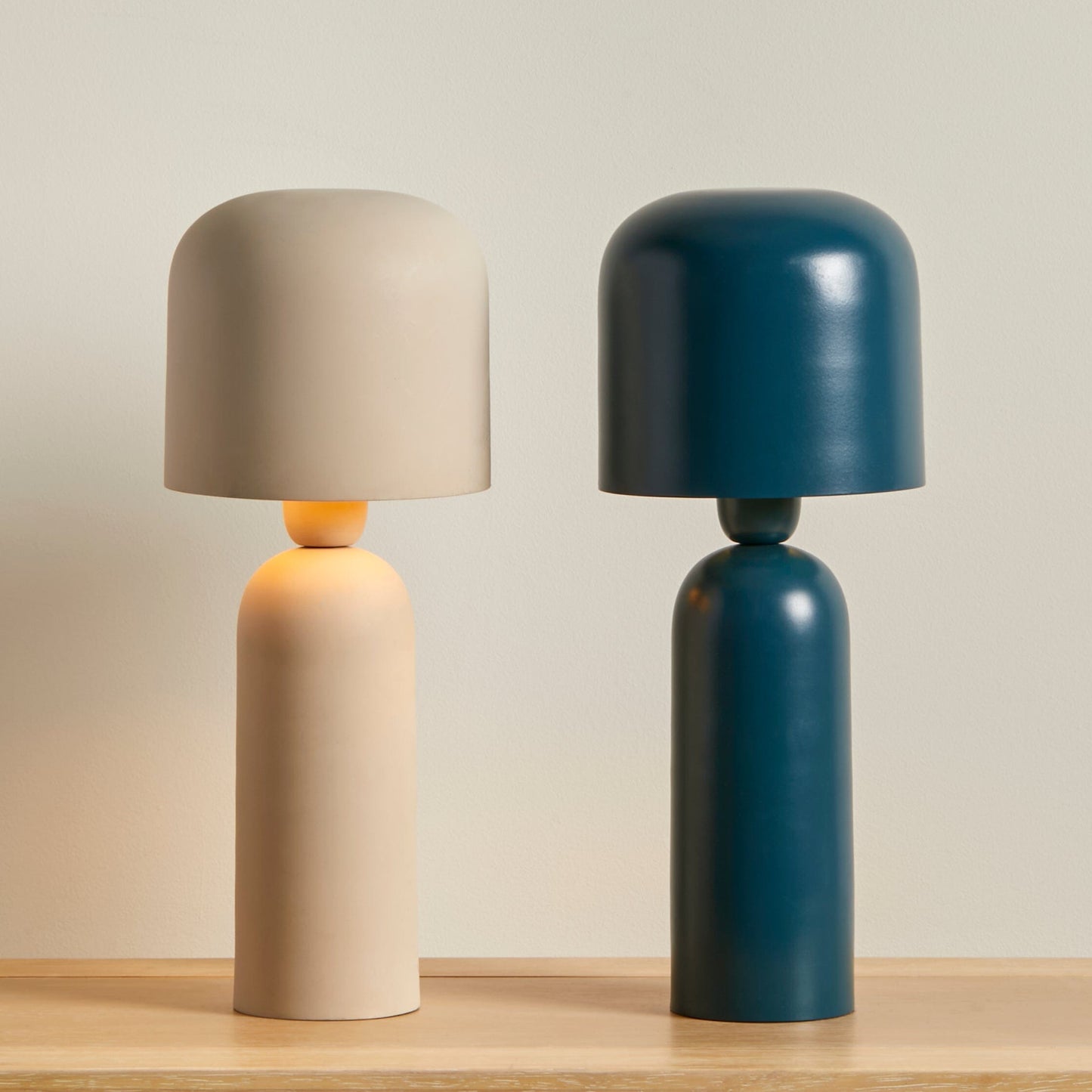 Outlet - Eltham 39cm Metal Table Lamp - Taupe