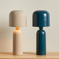 Outlet - Eltham 39cm Metal Table Lamp - Taupe