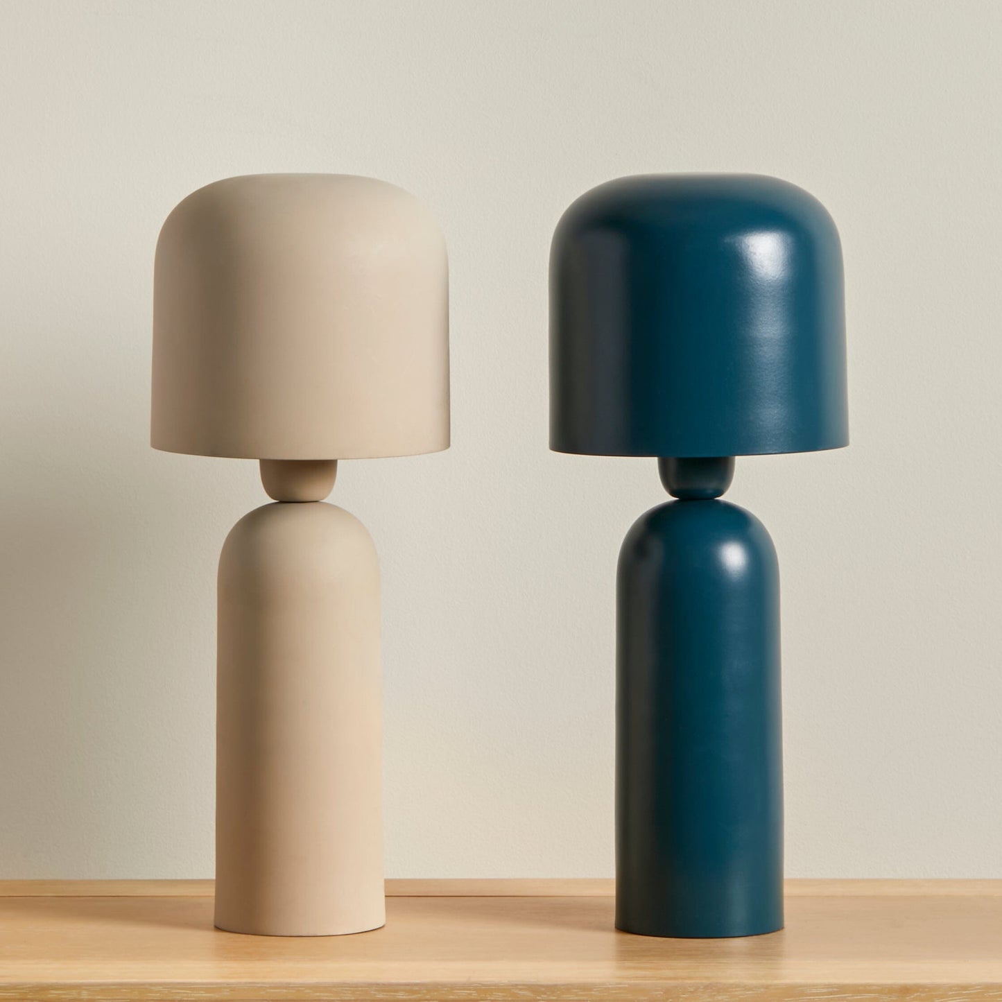 Outlet - Eltham 39cm Metal Table Lamp - Taupe