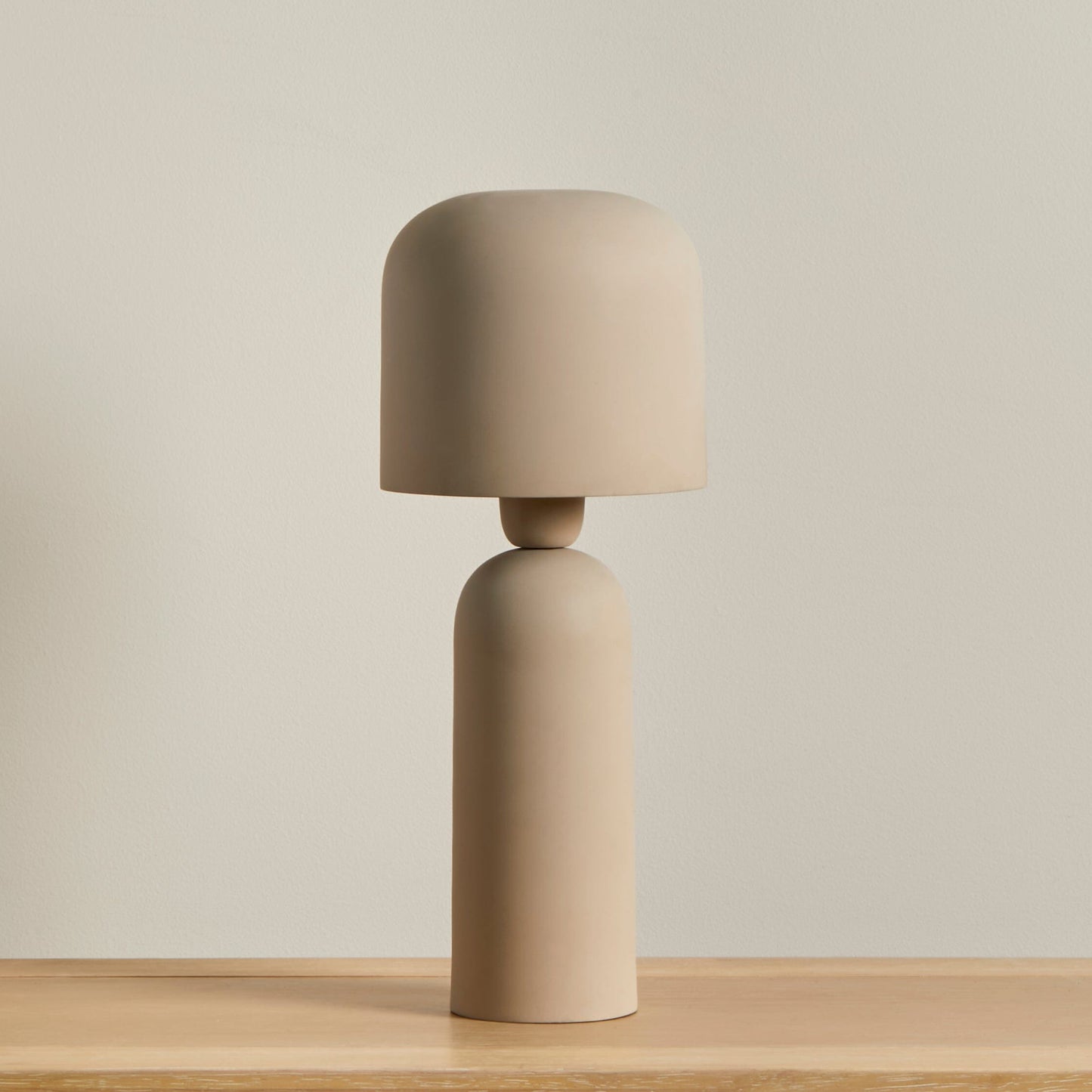 Outlet - Eltham 39cm Metal Table Lamp - Taupe