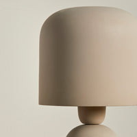 Outlet - Eltham 39cm Metal Table Lamp - Taupe