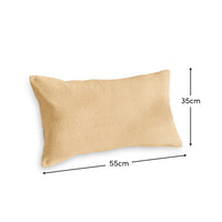 Ealing 35 x 55cm Textured Cushion Cover - Clay