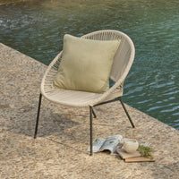 Eli Beige Rope Chairs - Set of 2