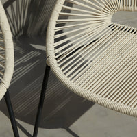 Eli Beige Rope Chairs - Set of 2