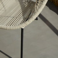 Eli Beige Rope Chairs - Set of 2