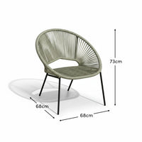 Eli Green Rope Chairs - Set of 2