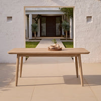 Elowen 6 Seater Wooden Garden Dining Set with Elowen Chairs