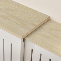 Outlet - Elspeth Extending Radiator Cover - Whitewash Oak