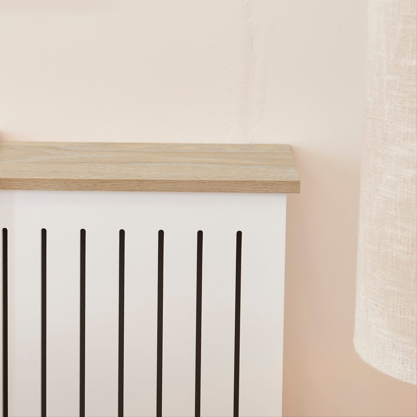 Elspeth Small Radiator Cover - Whitewash Oak