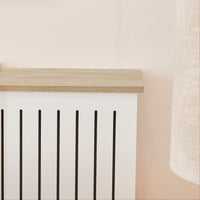 Outlet - Elspeth Extending Radiator Cover - Whitewash Oak