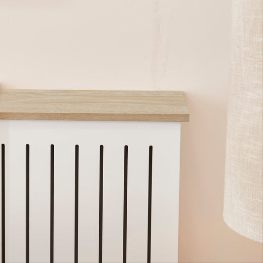 Outlet - Elspeth Extending Radiator Cover - Whitewash Oak