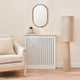 Elspeth Small Radiator Cover - Whitewash Oak
