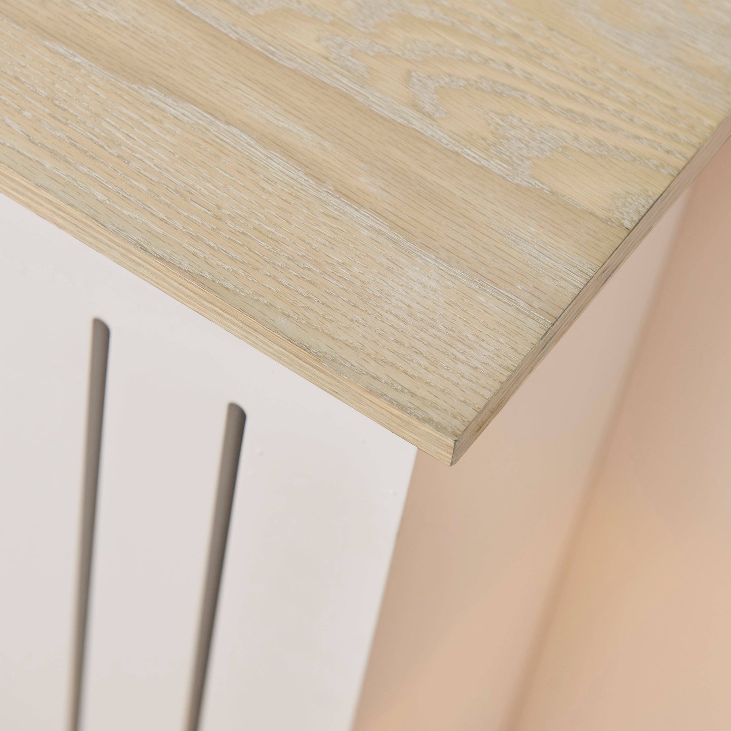 Outlet - Elspeth Medium Radiator Cover - Whitewash Oak
