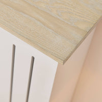 Outlet - Elspeth Small Radiator Cover - Whitewash Oak