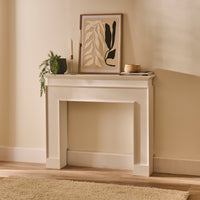 Outlet - Ember 110cm Fireplace Surround - Snow White