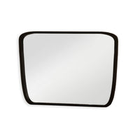 Outlet - Farleigh Large Black Wooden Mirror