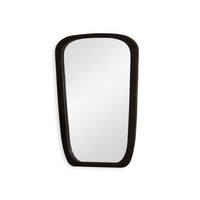 Outlet - Farleigh Small Black Wooden Mirror