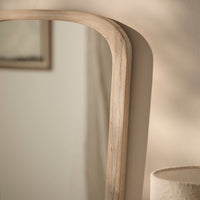 Outlet - Farleigh Small Whitewash Wooden Mirror