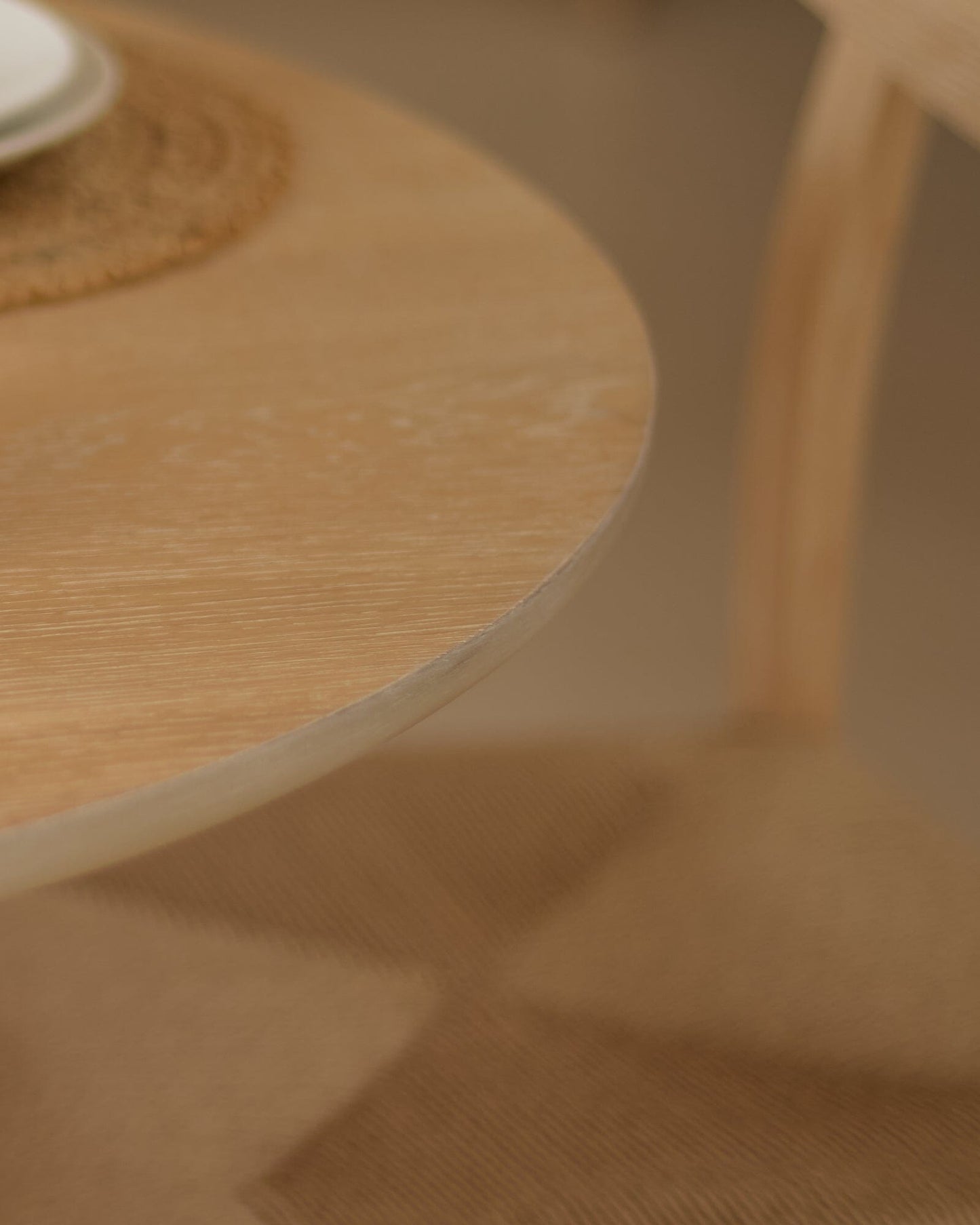 Outlet - Farren Whitewash Oval Dining Table