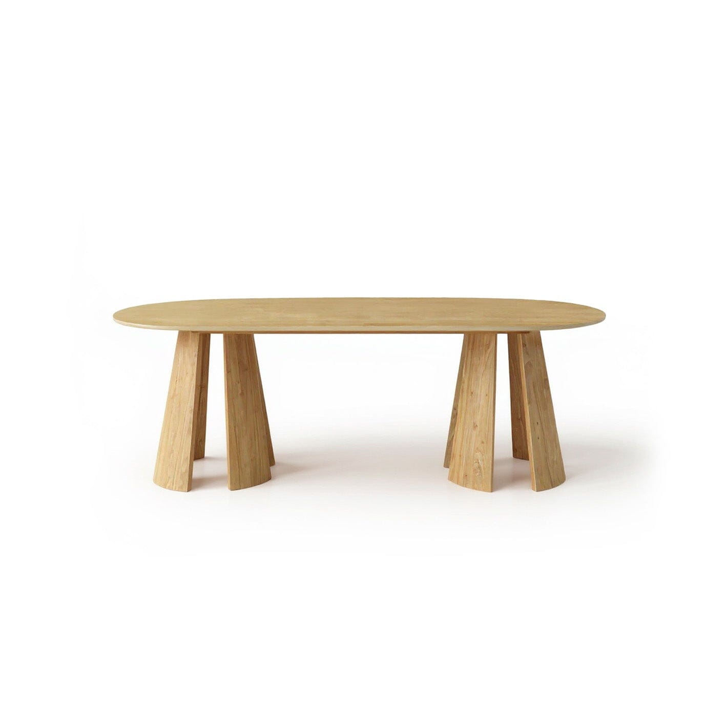 Outlet - Farren Whitewash Oval Dining Table