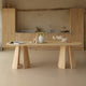 Outlet - Farren Whitewash Oval Dining Table