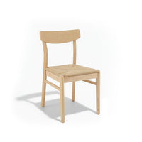 Outlet - Faye Whitewash Oak Dining Chairs - Set of 2