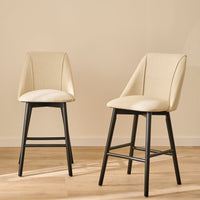Freya Sand Bar Stool - Black Legs