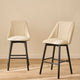 Freya Sand Bar Stool - Black Legs