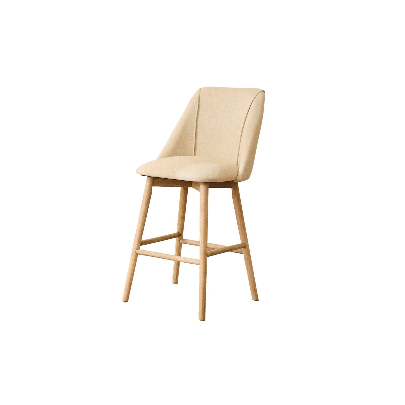 Freya Sand Bar Stool - Whitewash Legs