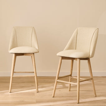 compare product Freya Sand Bar Stool - Whitewash Legs