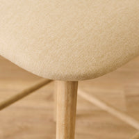 Freya Sand Bar Stool - Whitewash Legs