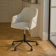 Outlet - Freya Office Swivel Chair - Light Beige Boucle