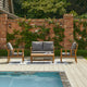 Harrelson Conversation Set Cushion Covers - Pebble Grey