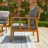 Harrelson Conversation Set Cushion Covers - Pebble Grey