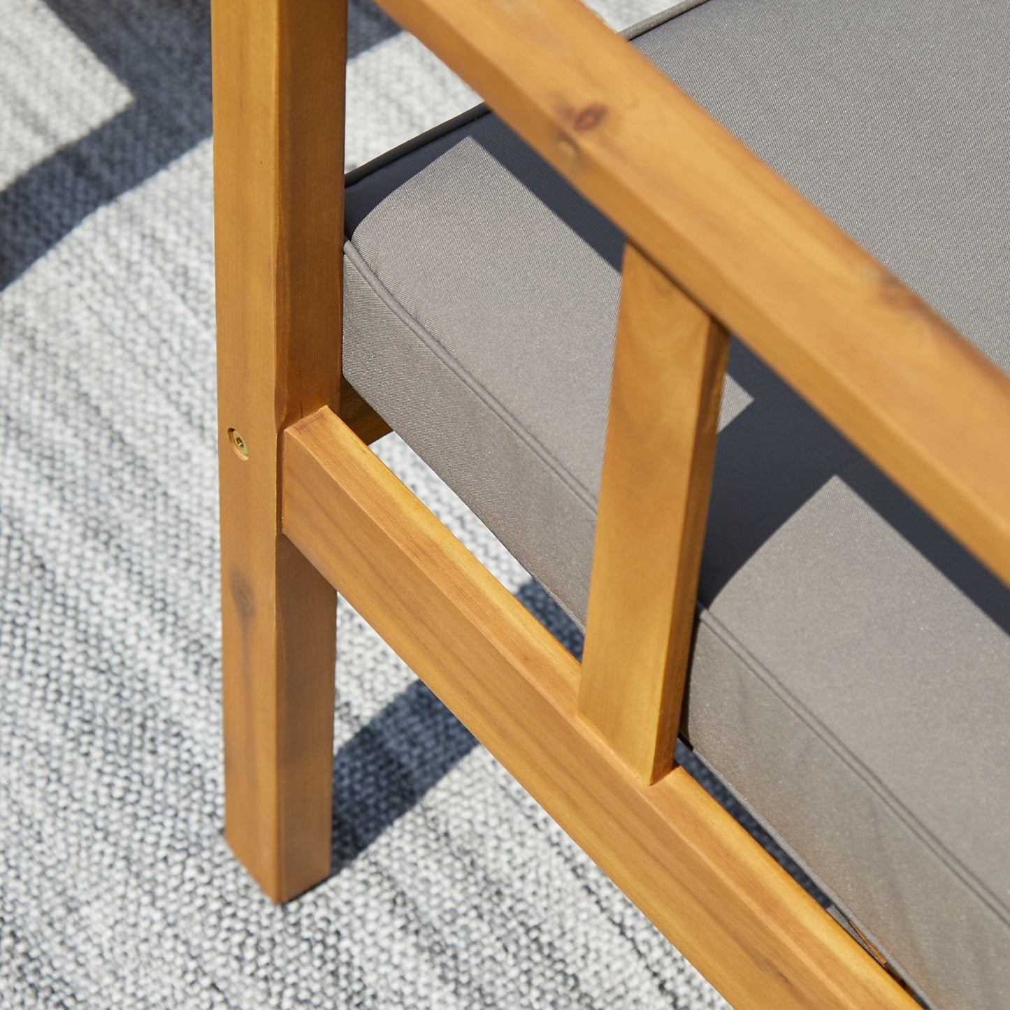 Harrelson Conversation Set Cushion Covers - Pebble Grey