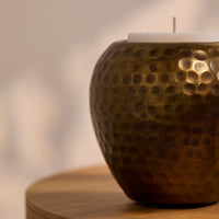 Hale Small Metal Candle Holder - Gold
