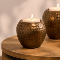 Hale Metal Candle Holder Set - Gold