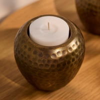 Hale Small Metal Candle Holder - Gold