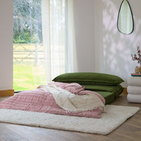 Outlet - Harlow 2 Seater Double Sofa Bed - Fern Green