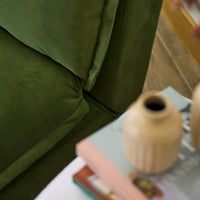 Outlet - Harlow 2 Seater Double Sofa Bed - Fern Green