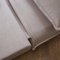 Outlet - Harlow Single Sofa Bed - Soft Beige