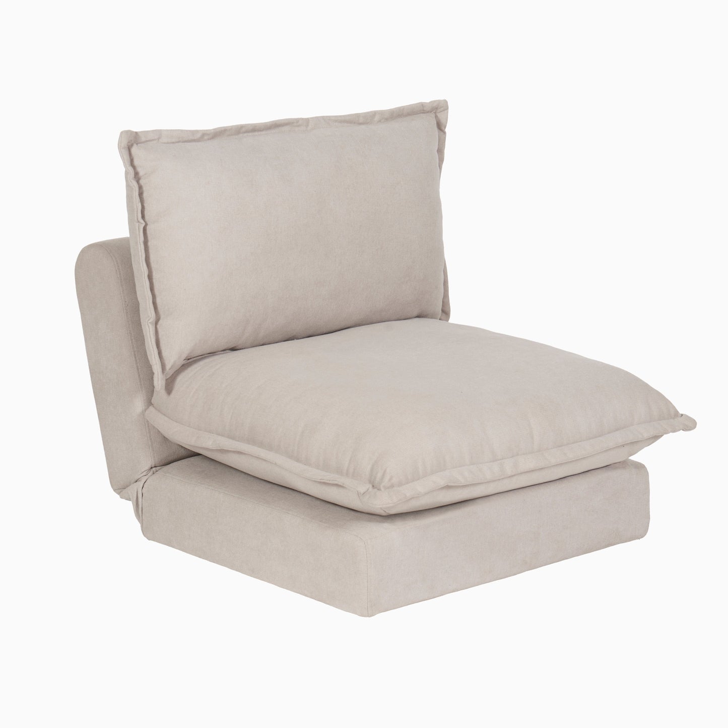Outlet - Harlow Single Sofa Bed - Soft Beige