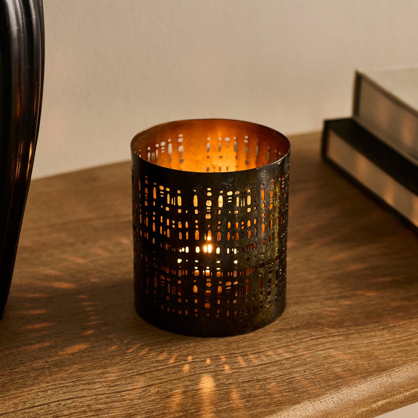 Herriard 10cm Metal Lantern - Gold
