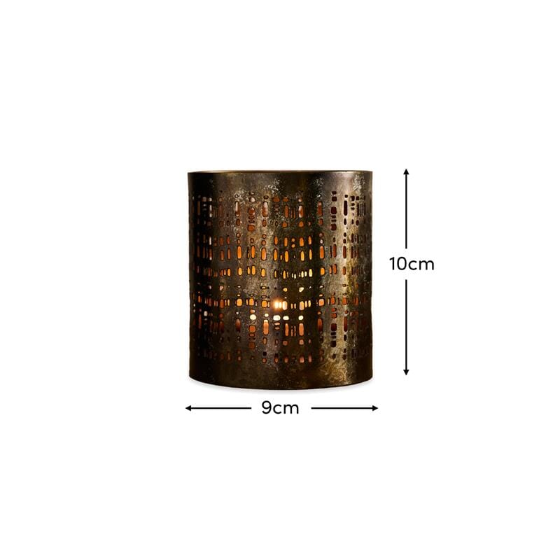 Herriard 10cm Metal Lantern - Gold