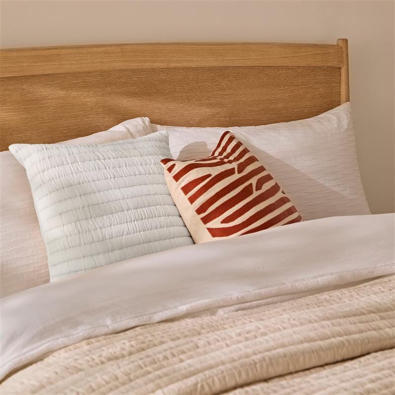 Malton 45 x 45cm Cotton Cushion Cover - White