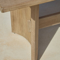 Imani Wooden Garden Coffee Table - Light Brush Acacia