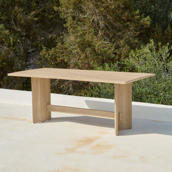 compare product Imani Wooden Garden Coffee Table - Light Brush Acacia