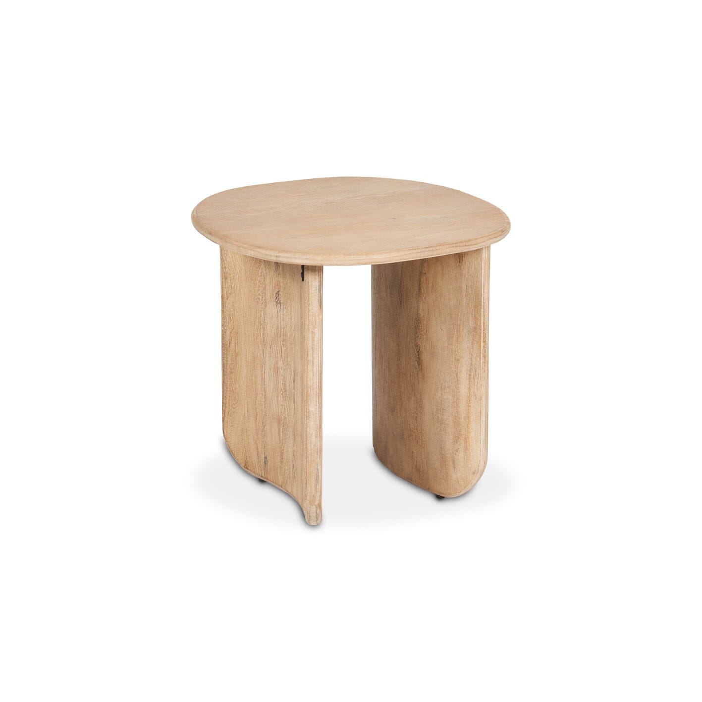 Outlet - Imogen Chalked Mango Wood Side Table
