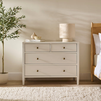 compare product Ivy 4 Drawer Chest of Drawers - Ivory White