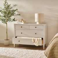 Ivy 4 Drawer Chest of Drawers - Ivory White